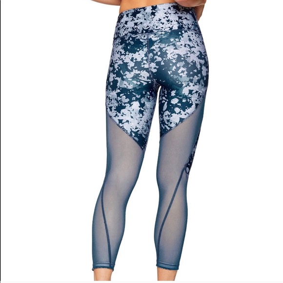 Under Armour headgear Print Ankle Legging Teal S - Picture 2 of 12